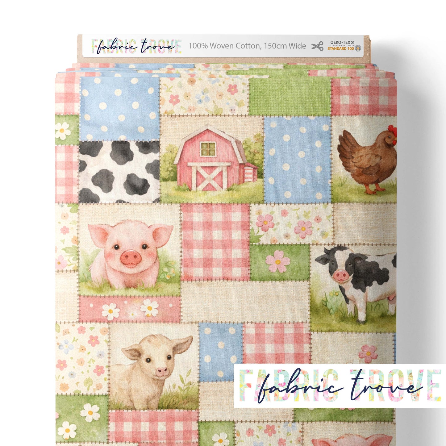 C100 - Faux Patchwork Farm