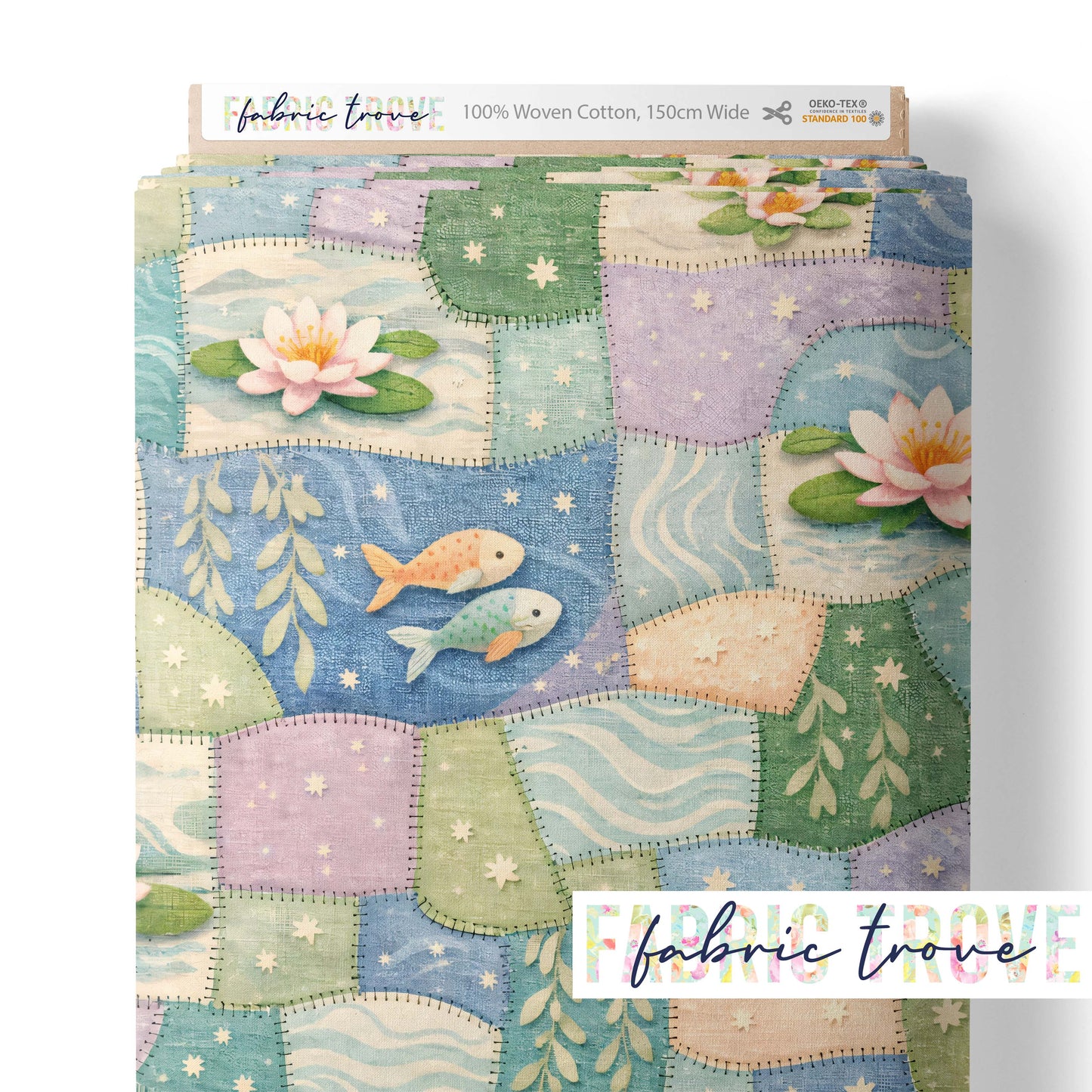 C100 - Faux Patchwork Fish