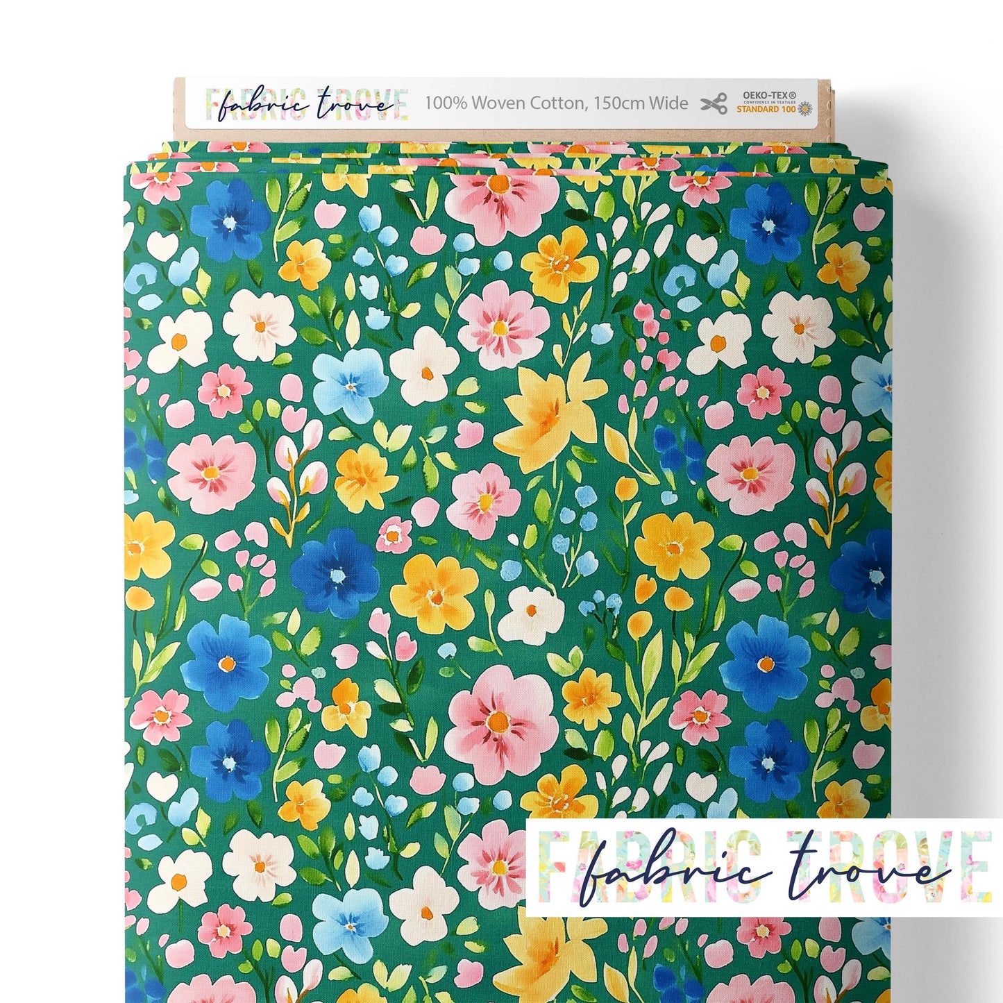 C100 - Green Fields Floral