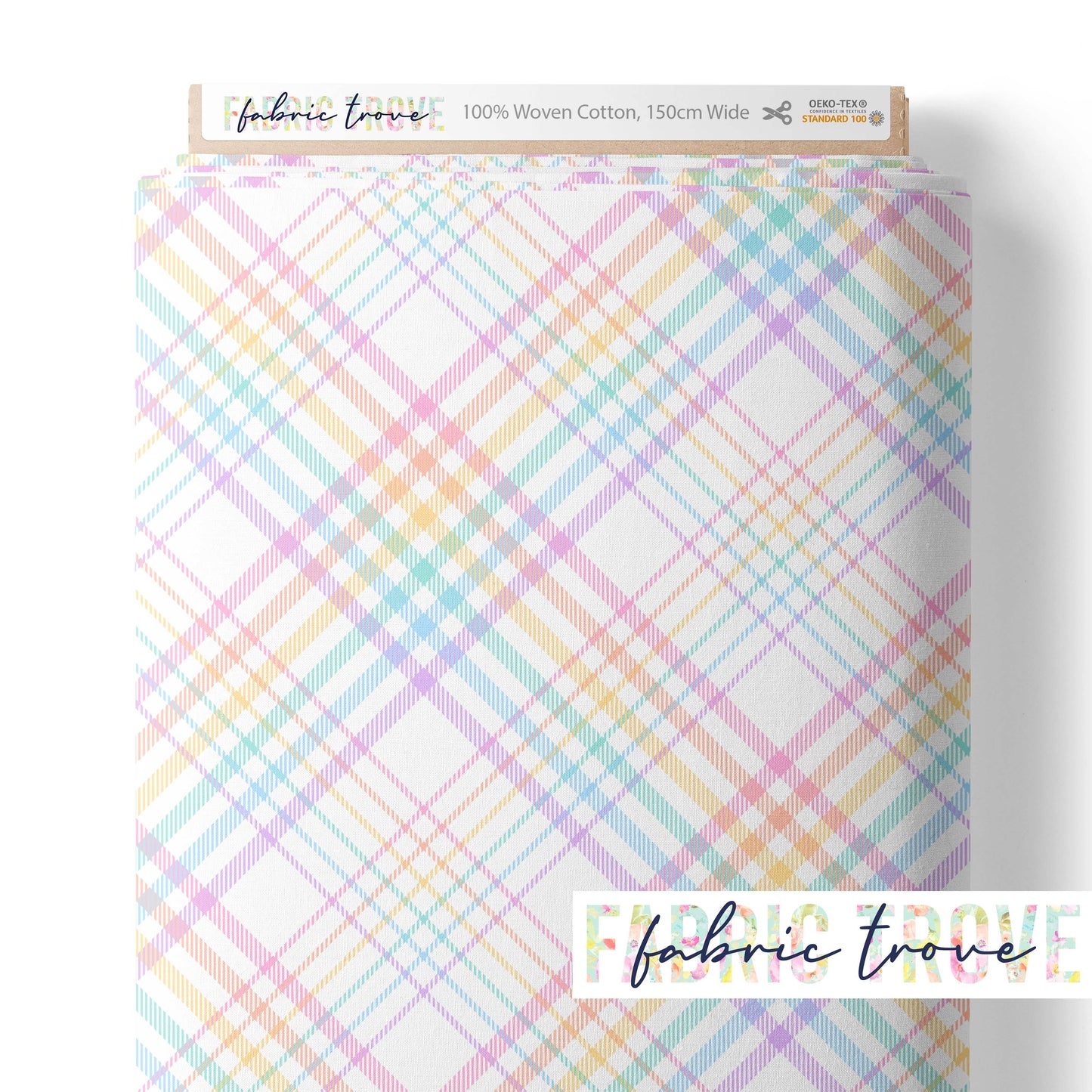 C100 - Pastel Picnic Plaid
