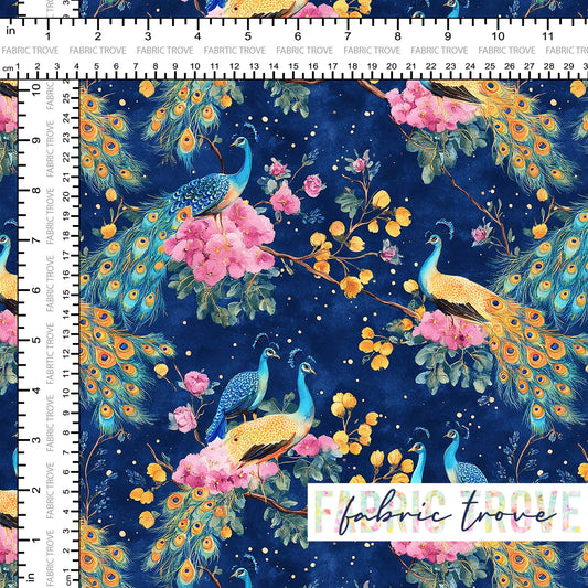 C100 - Peacock Fantasy Navy