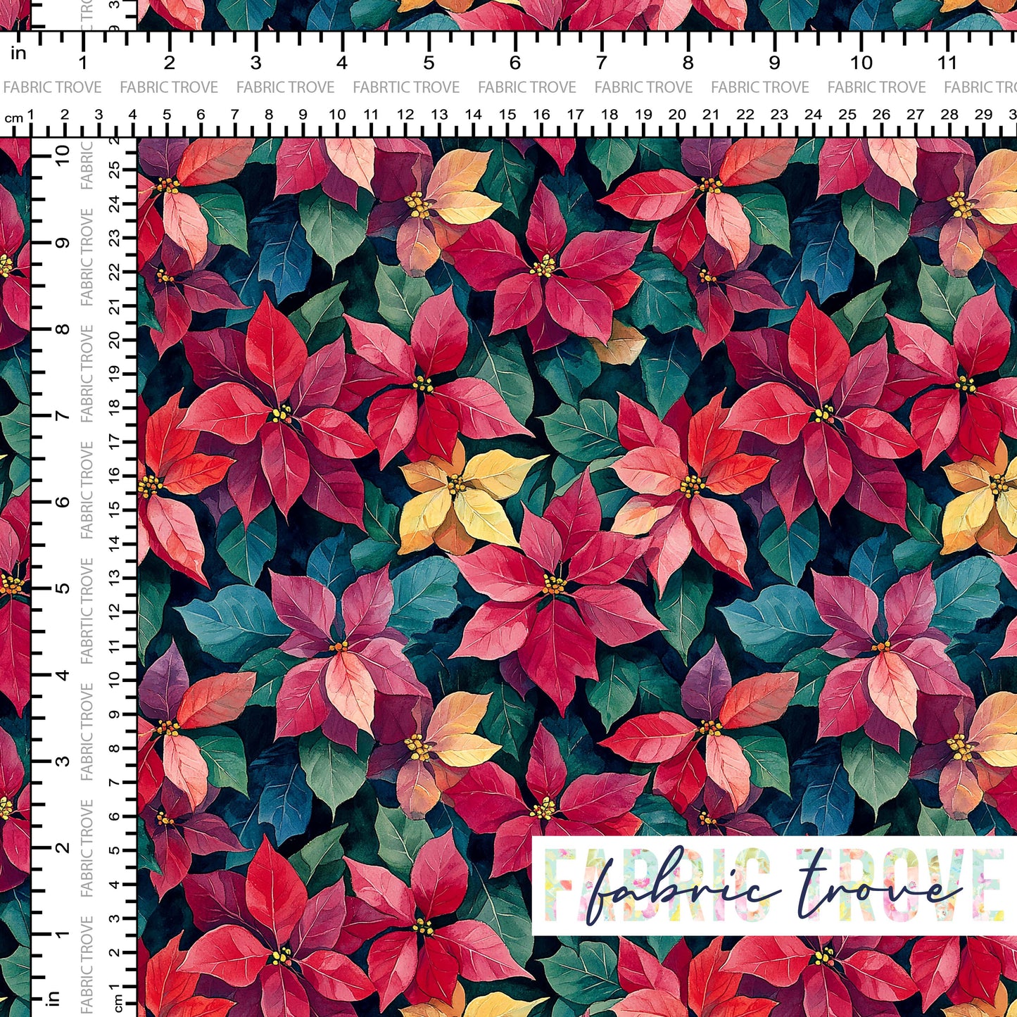 KNIT 95/5 - Pretty Pointsettia