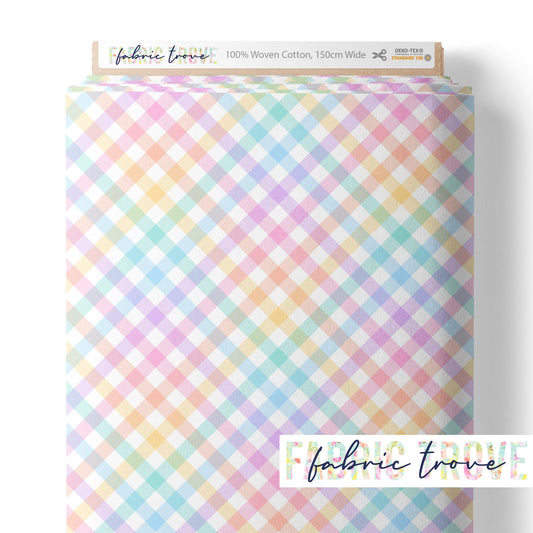 C100 - Rainbow Gingham Pastel