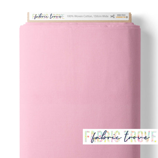 Premium Cotton Poplin - Baby Pink