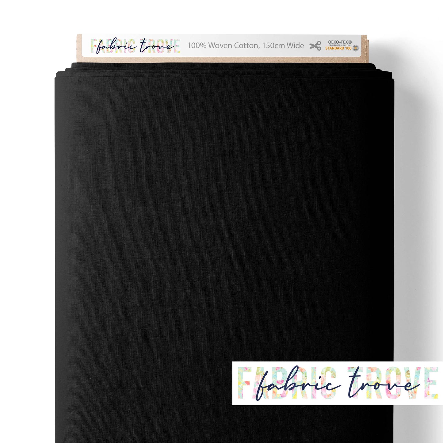 Premium Cotton Poplin - Black