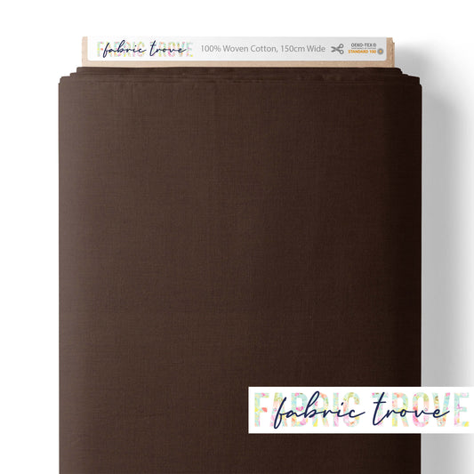 Premium Cotton Poplin - Cocoa