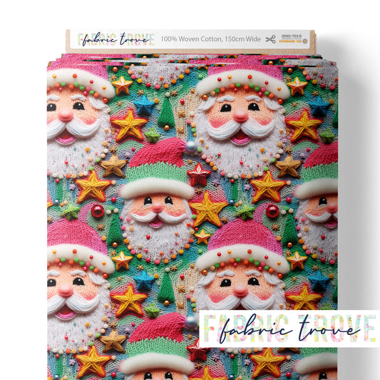 COTTON 100 - Faux Santa Knit