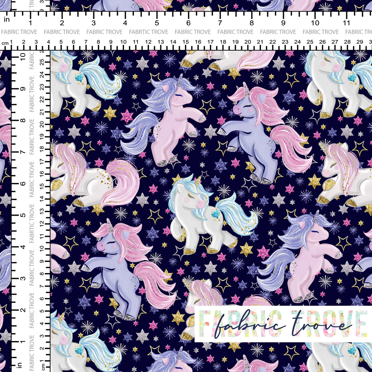 C100 - Sparkle Ponies Navy