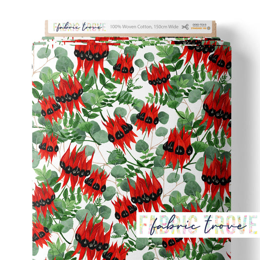 C100 - Sturt Desert Pea White