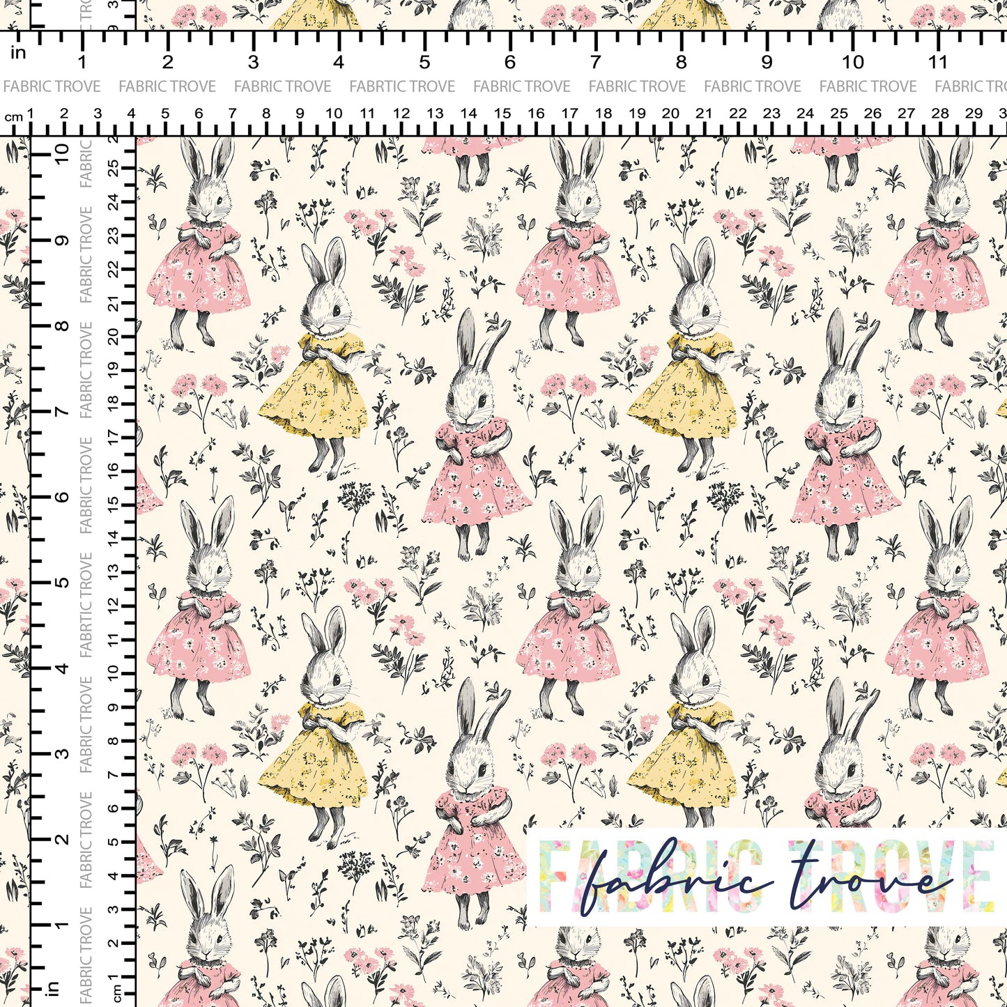 C100 - Vintage Bunnies