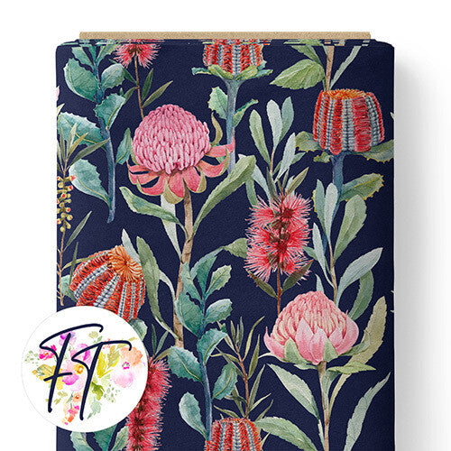 Warratah Dreams Navy